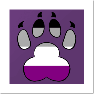 LGBTQ+ Paw Print Flags Posters and Art